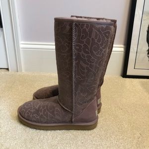 Limited Edition Paisley Printed Uggs - Never Worn!